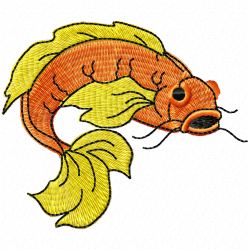 Fishes Embroidery Design 2